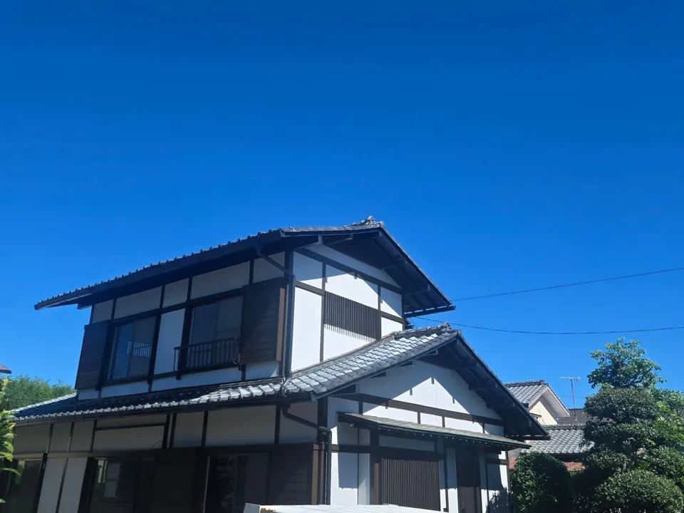 宗像市の外壁塗装工事：施工後